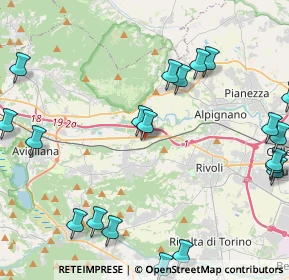 Mappa Strada Antica di Alpignano, 10090 Corso Moncenisio TO, Italia (5.6925)