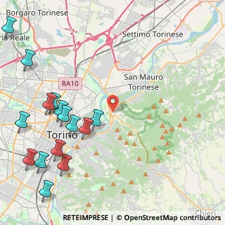 Mappa Via Ferdinando Bocca, 10132 Torino TO, Italia (5.89933)