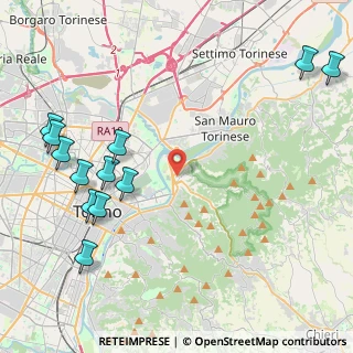 Mappa Via Ferdinando Bocca, 10132 Torino TO, Italia (5.52583)