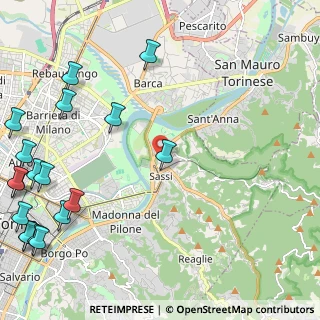 Mappa Via Ferdinando Bocca, 10132 Torino TO, Italia (3.41389)
