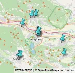 Mappa Via Benedetto Croce, 10051 Avigliana TO, Italia (3.585)