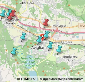 Mappa Via Benedetto Croce, 10051 Avigliana TO, Italia (2.28)