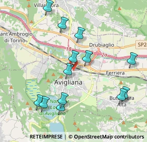 Mappa Via Primo Maggio, 10051 Avigliana TO, Italia (2.13308)