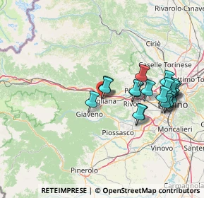 Mappa Via Primo Maggio, 10051 Avigliana TO, Italia (14.6305)