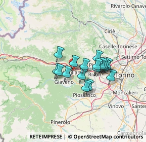 Mappa Via Primo Maggio, 10051 Avigliana TO, Italia (9.40059)
