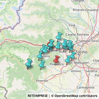 Mappa Via Primo Maggio, 10051 Avigliana TO, Italia (10.41333)