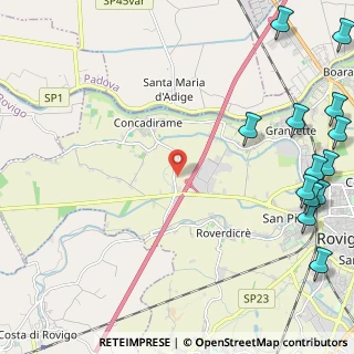 Mappa Via Casalveghe, 45100 Rovigo RO, Italia (3.52308)