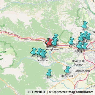 Mappa Viale Enrico Fermi, 10051 Avigliana TO, Italia (8.056)