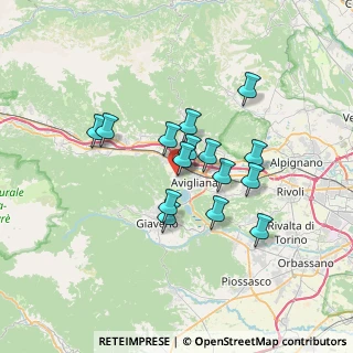 Mappa Viale Enrico Fermi, 10051 Avigliana TO, Italia (5.418)