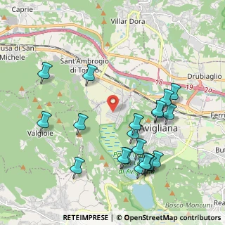 Mappa Viale Enrico Fermi, 10051 Avigliana TO, Italia (2.208)