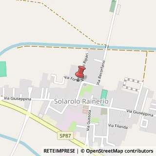 Mappa Via Forte, 11, 26030 Solarolo Rainerio, Cremona (Lombardia)