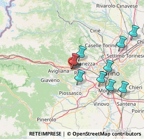 Mappa Strada Ambarura, 10090 Corso Moncenisio TO, Italia (16.41545)