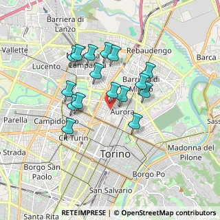 Mappa Via Pesaro, 10152 Torino TO, Italia (1.5075)