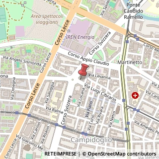 Mappa Via Luigi Cibrario, 106, 10143 Torino, Torino (Piemonte)