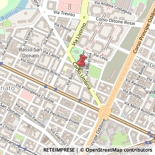 Mappa Corso Umbria, 22/C, 10100 Torino, Torino (Piemonte)