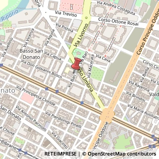 Mappa Via Bari, 15, 10144 Torino, Torino (Piemonte)