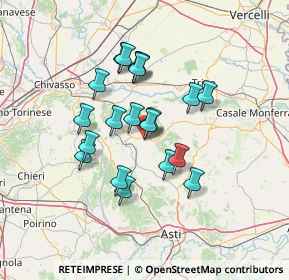 Mappa Via Chivasso, 15020 Murisengo AL, Italia (11.295)