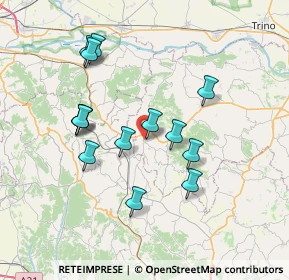 Mappa Via Chivasso, 15020 Murisengo AL, Italia (6.82643)