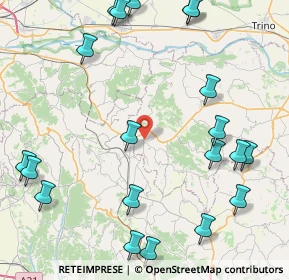 Mappa Via Chivasso, 15020 Murisengo AL, Italia (11.2485)