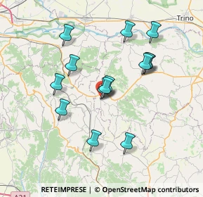 Mappa Via Chivasso, 15020 Murisengo AL, Italia (6.56071)