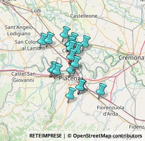 Mappa 26865 San Rocco Al Porto LO, Italia (9.40105)