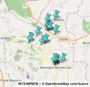 Mappa Bis, 14026 Montiglio Monferrato AT, Italia (1.4495)