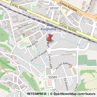 Mappa Corso Laghi, 43, 10051 Avigliana, Torino (Piemonte)