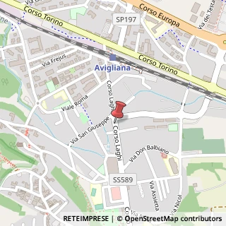 Mappa Corso Laghi, 60, 10051 Avigliana, Torino (Piemonte)