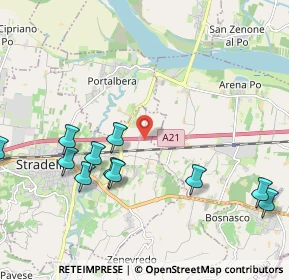 Mappa Autostrada dei Vini, 27049 Stradella PV, Italia (2.40182)