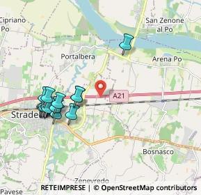 Mappa Autostrada dei Vini, 27049 Stradella PV, Italia (2.046)