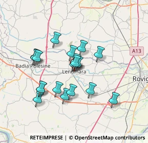 Mappa Via A. Rossi, 45026 Lendinara RO, Italia (5.89474)