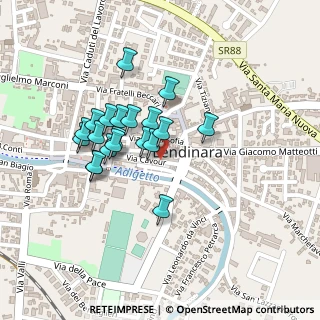 Mappa Via A. Rossi, 45026 Lendinara RO, Italia (0.183)
