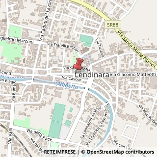 Mappa Via A. Rossi, 13, 45026 Lendinara, Rovigo (Veneto)