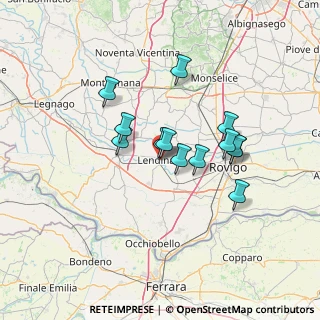 Mappa Via A. Rossi, 45026 Lendinara RO, Italia (10.92615)