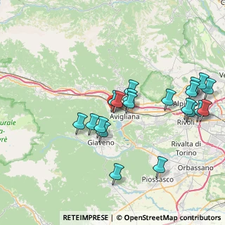 Mappa Via Enrico Fermi, 10051 Avigliana TO, Italia (8.055)