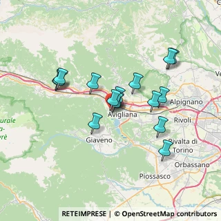 Mappa Via Enrico Fermi, 10051 Avigliana TO, Italia (6.09188)