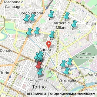 Mappa Via Poliziano, 10152 Torino TO, Italia (1.0785)