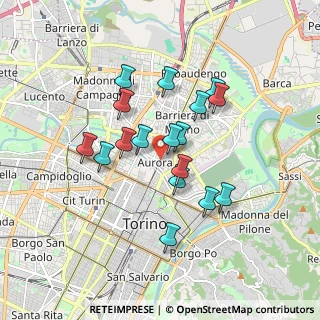 Mappa Via Poliziano, 10152 Torino TO, Italia (1.48588)
