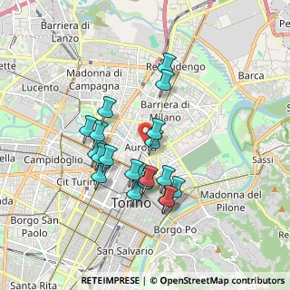 Mappa Via Poliziano, 10152 Torino TO, Italia (1.5525)