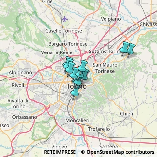 Mappa Via Poliziano, 10152 Torino TO, Italia (3.80333)