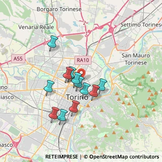 Mappa Via Poliziano, 10152 Torino TO, Italia (2.95167)