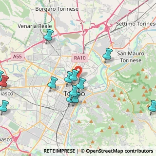 Mappa Via Poliziano, 10152 Torino TO, Italia (4.75385)