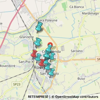 Mappa Via M. Kolbe, 45100 Rovigo RO, Italia (1.51667)