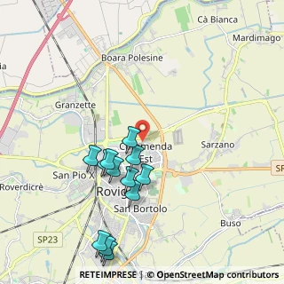 Mappa Via M. Kolbe, 45100 Rovigo RO, Italia (2.10667)