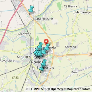 Mappa Via M. Kolbe, 45100 Rovigo RO, Italia (1.61545)