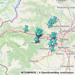 Mappa Via Enrico Fermi, 10051 Avigliana TO, Italia (10.22)