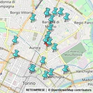 Mappa Corso Palermo, 10152 Torino TO, Italia (1.1215)