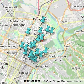Mappa Via Privata Pollone, 10154 Torino TO, Italia (1.6095)