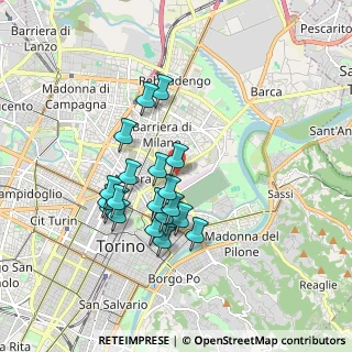 Mappa Via Privata Pollone, 10154 Torino TO, Italia (1.5425)