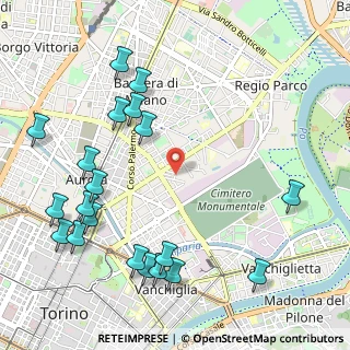 Mappa Via Privata Pollone, 10154 Torino TO, Italia (1.3305)